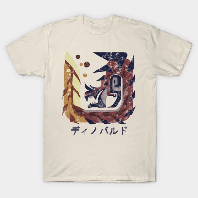 Monster Hunter World Iceborne Glavenus Kanji Icon T-Shirt by StebopDesigns